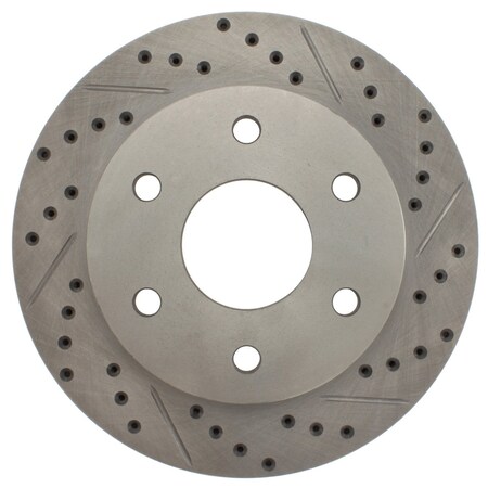 Centric Parts Select Drilled/Slotted Brake Rotor, 227.66040L 227.66040L